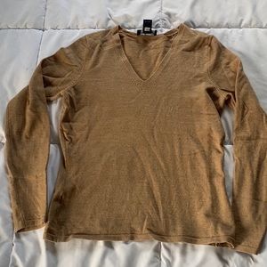 Tan sweater/long sleeve perfect for fall